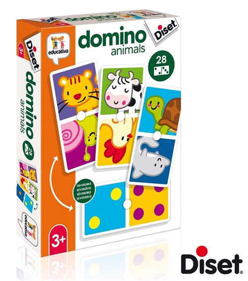 Domino Animaux et points Diset +3 ans