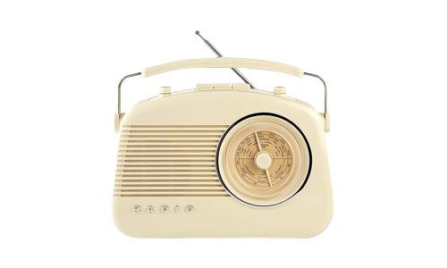 Nedis RDFM5000BG - Radio portable - 4.5 Watt - ivoire