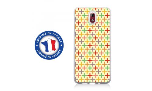 Coque souple pour Nokia 3-1 avec impression Motifs retro 3