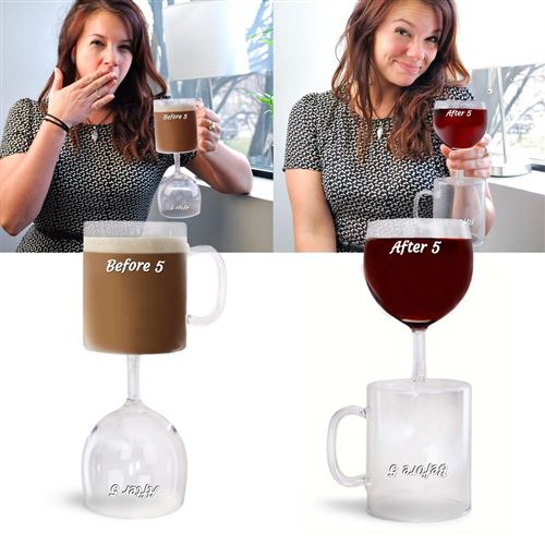 Mug Verre 2 en 1