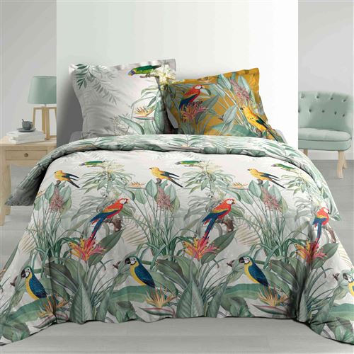 Parure de lit percale Safia 240x220 cm