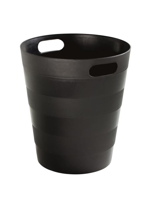 CORBEILLE À PAPIER EN POLYPROPYLÈNE - MEDIAL - noir - 3 Kg - polypropylène