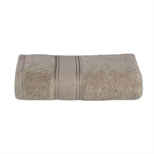 HOMEMANIA Serviette Visage - pour les mains, la salle de bain -Beige en Coton, 60 x 100 cm