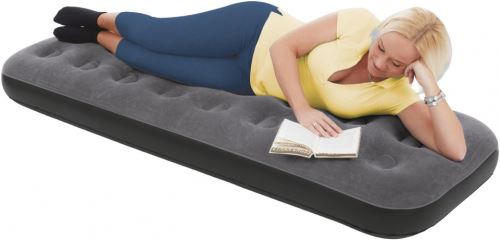 Happy People matelas pneumatique 1 personne 191 x 73 x 22 cm noir/gris