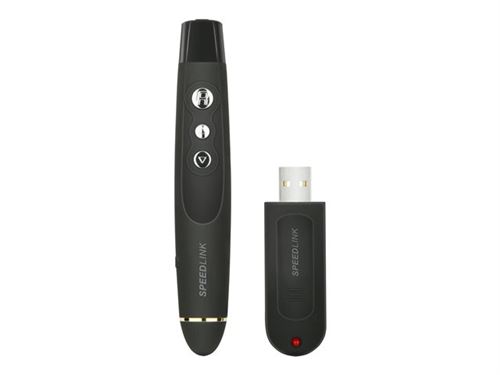 SPEEDLINK SL-6198-RRBK ACUTE Presenter - télécommande de présentation
