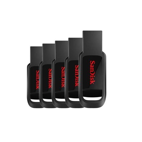 Clé USB SanDisk Cruzer Spark 32 Go USB 2.0 Flash Drive (paquet de cinq)