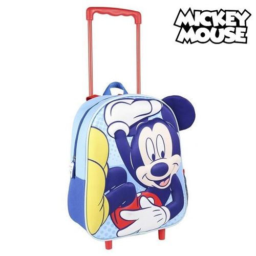 cartable mickey a roulette