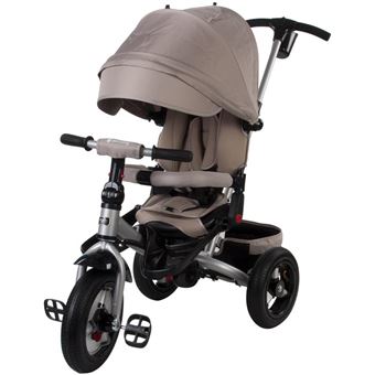 Alfie Tricycyle Evolutif Et Fonctionnel Velo Bebe Enfant Des 12 Mois Guidon Parental Harnais Arceau Canopy Avec Pedales Beige Tricycles Achat Prix Fnac