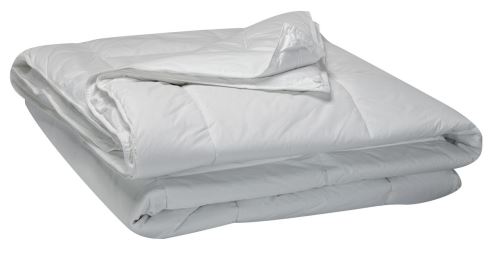 Pikolin home - Couette en fibre antiallergique, 100% percale de coton, quatre saisons, 125 + 250g/m². 140x200 cm - Lit simple adulte