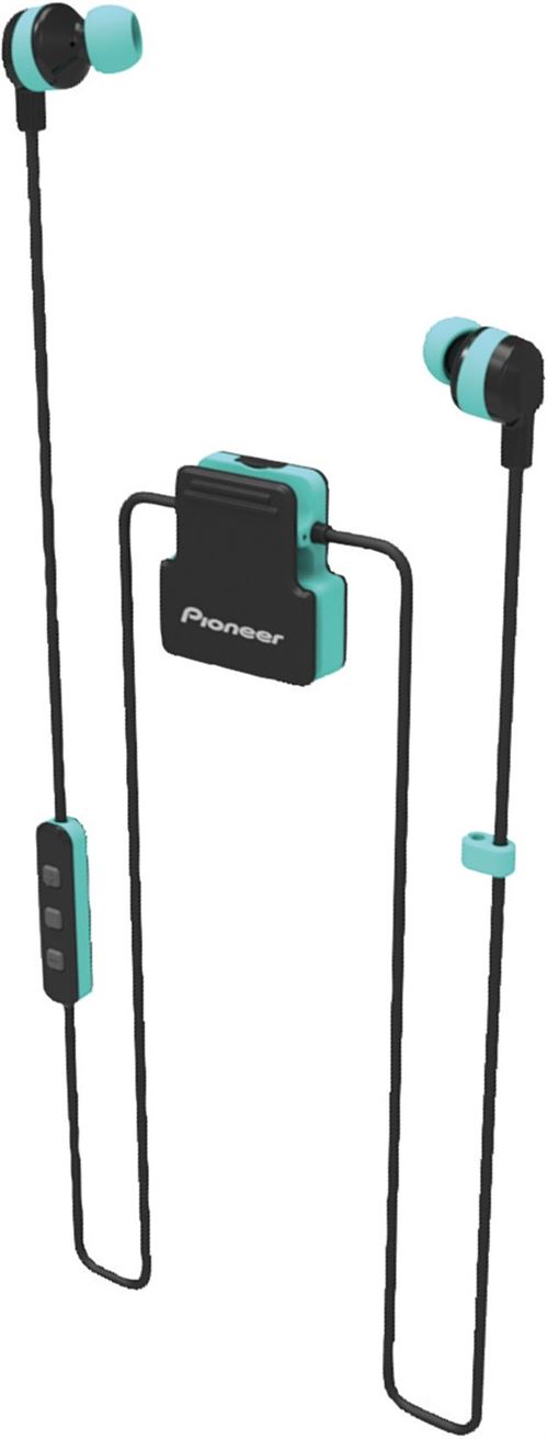 Pioneer ClipWear Active SE-CL5BT - In-ear hoofdtelefoons met micro - inwendig - Bluetooth - draadloos - groen
