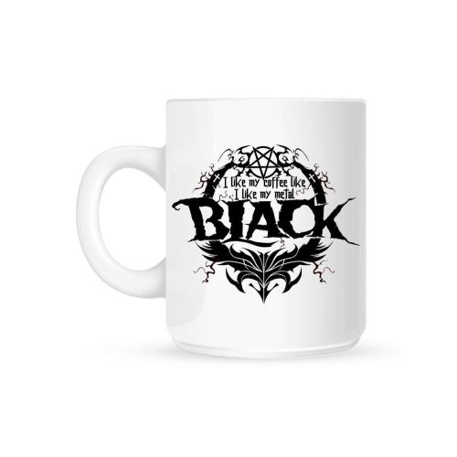 Grindstore - Tasse I LIKE MY COFFEE (Taille unique) (Blanc) - UTGR648