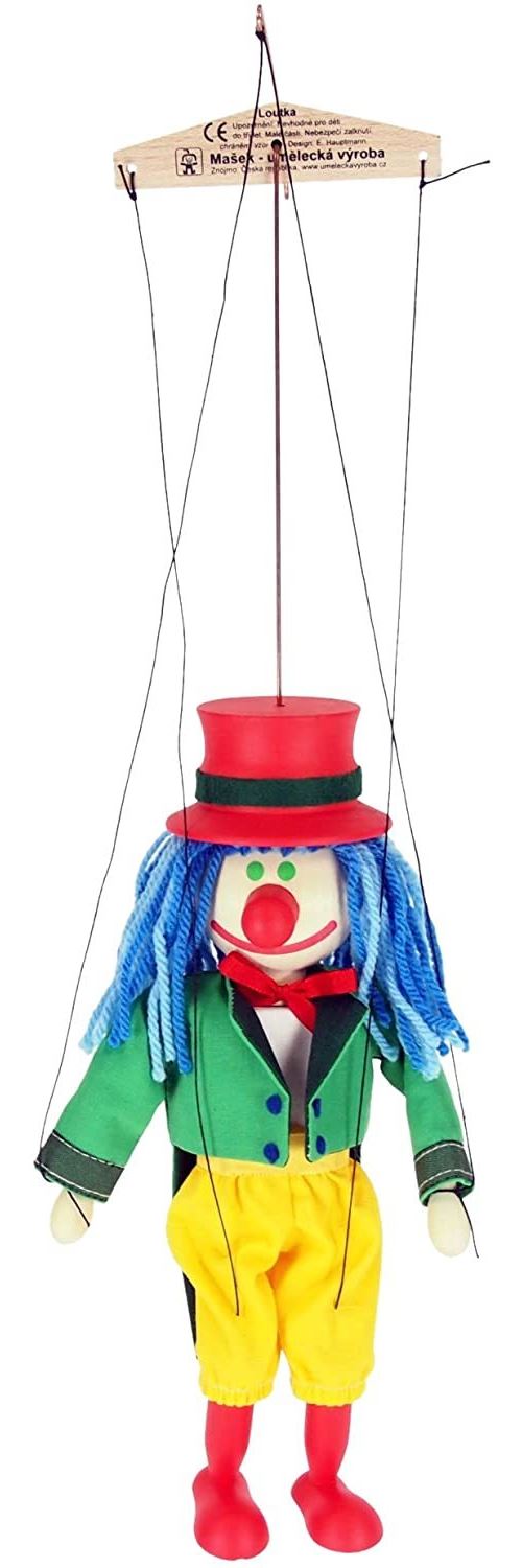 ABA Waterman Marionnette Jouet en Bois 20 cm (Multicolore)