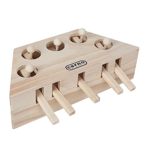 Meilleurs prix pour Animaux en Bois Chatter Intérieur Hunt Interactive Toy Solide 3/5-Trouée Scratch Seat Souris Cwpl130