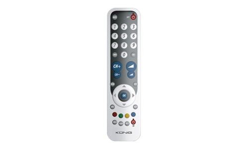 Télécommande programmable par ordinateur pour 2 appareils könig