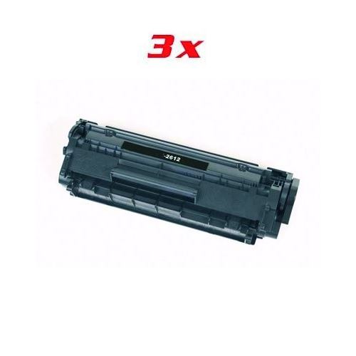 Toners compatibles HP ''Q2612A'' par 3