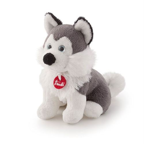 Trudi Cuddle souple Husky 15cm Blanc