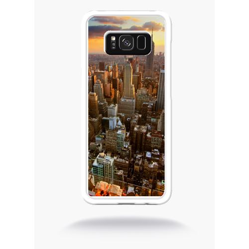 Coque New York Compatible Samsung S8+ Bord Transparent