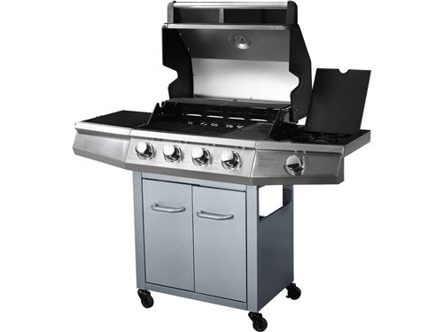 barbecue gaz bingo 5 5 brûleurs dont 1 latéral 15.2kw + Barbecue Gaz Bingo 5 5 Brûleurs dont 1 latéral 15.2