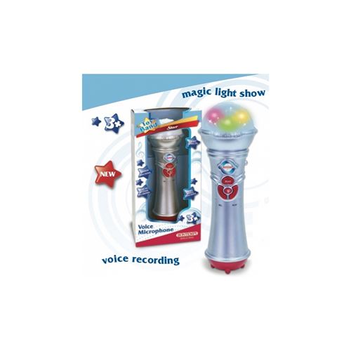 Bontempi microphone karaoké 21 cm argent