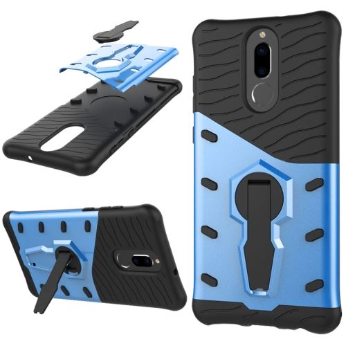 Huawei Maimang 6 Coque Protection Plastique Combinaison Armure Support Bleu ALS53329