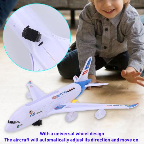 Autre jeux éducatifs et électroniques GENERIQUE Jouet Modèle Avion avec  Éclairage Musique Électrique Simulation A380 Enfants Wj303