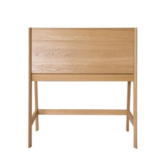 Bureau Secretaire En Chene Cordell Couleur Chene Achat Prix Fnac