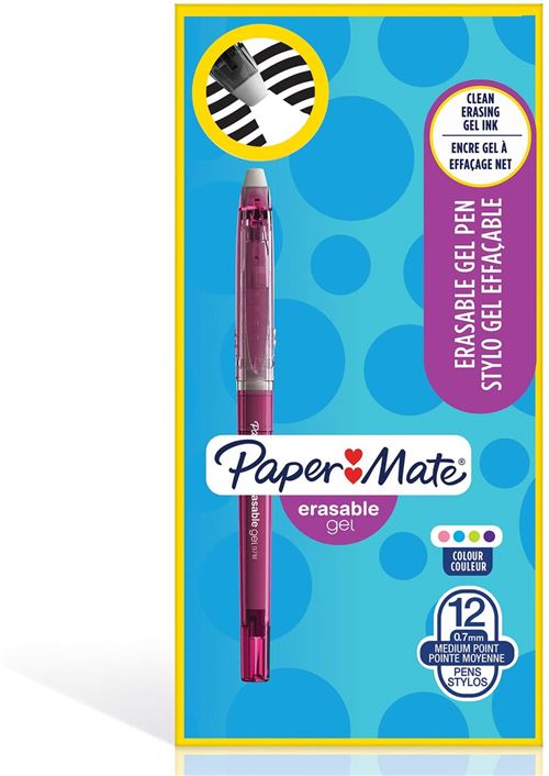 PaperMate Stylos Paper Mate InkJoy, stylos gel, pointe moyenne (0
