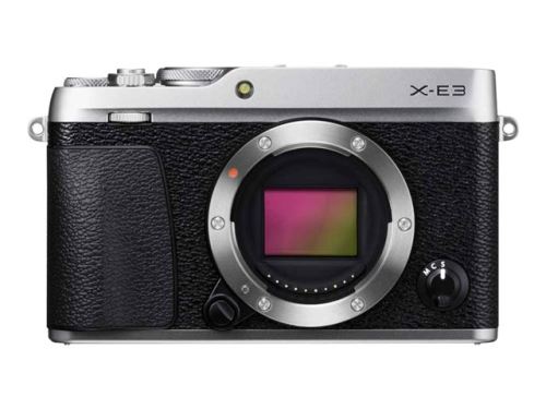 Fujifilm X Series X-E3 - Appareil photo numérique - sans miroir - 24.3 MP - APS-C - 4K / 30 pi/s - corps uniquement - Wi-Fi, Bluetooth - argent
