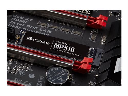 CORSAIR Force MP510 960 GB NVMe PCIe Gen3 x4 M.2-SSD, Up to 3,480 Mo/s