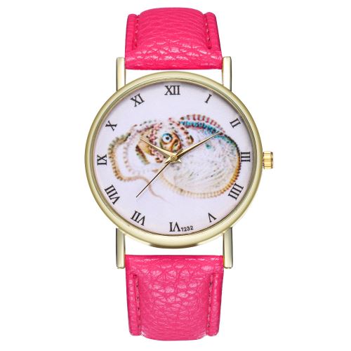 Montre à quartz de style rétro vie marine dames montre à quartz T232-ARoseCamine