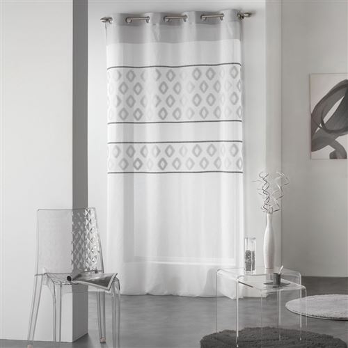 Voilage teoro gris 140x260