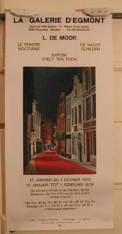 La Galerie D'Egmont - 21x43 cm - AFFICHE / POSTER