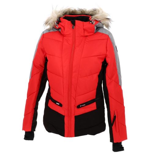 Blouson de ski Icepeak Electra red jacket l Rouge taille : 44 réf : 26352