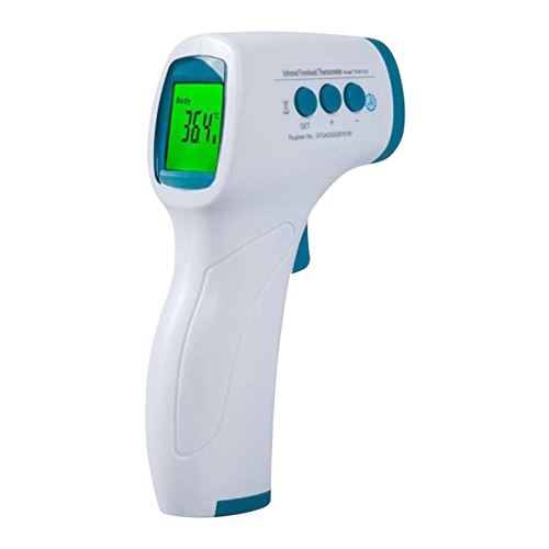 Thermomètre infrarouge IR numérique sans contact-Bleu