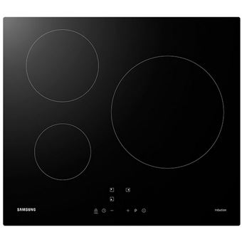 Samsung NZ63M3NM1BB - Table de cuisson à induction - 3 plaques de cuisson - Niche - largeur : 56 cm - profondeur : 49 cm - noir - 1