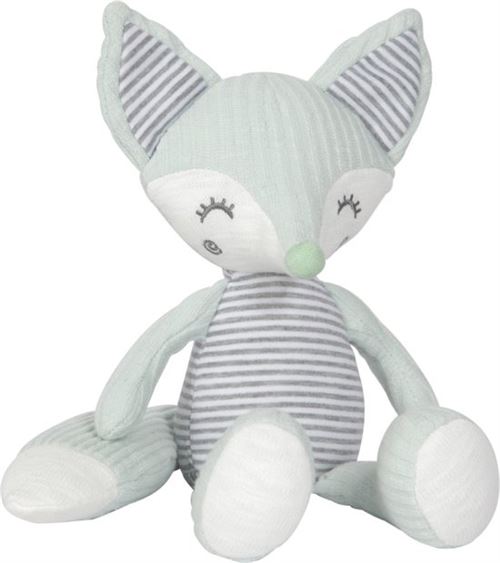 Tiamo peluche Foxy Fox 30 cm menthe vert-gris