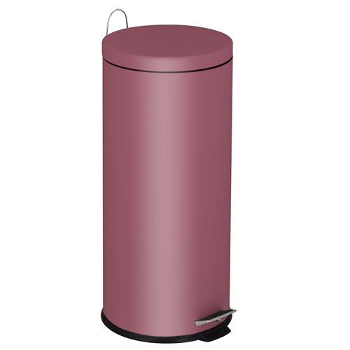 Poubelle de cuisine à pédale URBAN Rouge Acier inoxydable 30L