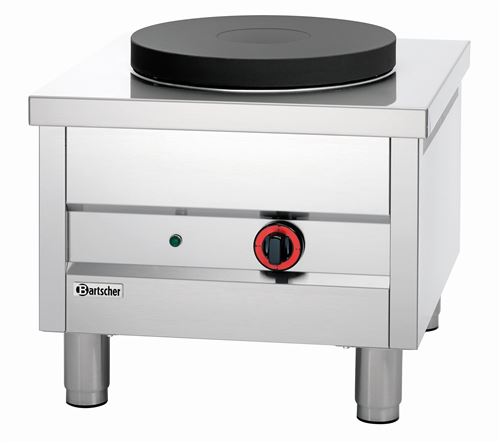 R&eacute;chaud Electrique sur pieds - 1 plaque - 5 kW - E 1K500 - - - Acier inoxydable 570x590x515mm