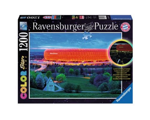 Puzzle 1200 Pièces : Star Line Color Collection - Allianz Arena, Ravensburger
