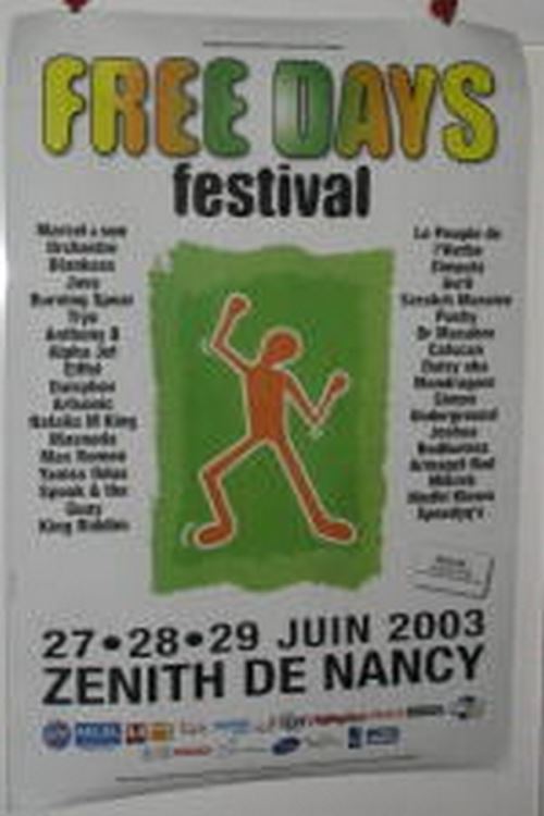 TRYO Festival Free days - 80x120 cm - AFFICHE / POSTER