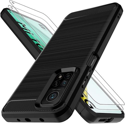Coque pour Xiaomi Mi 10T 5G avec 2 verre trempé
