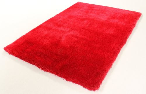 ABC Tapis Shaggy Soft Silk Tapis 120 x 180 cm 120 x 180 cm Corail/rouge