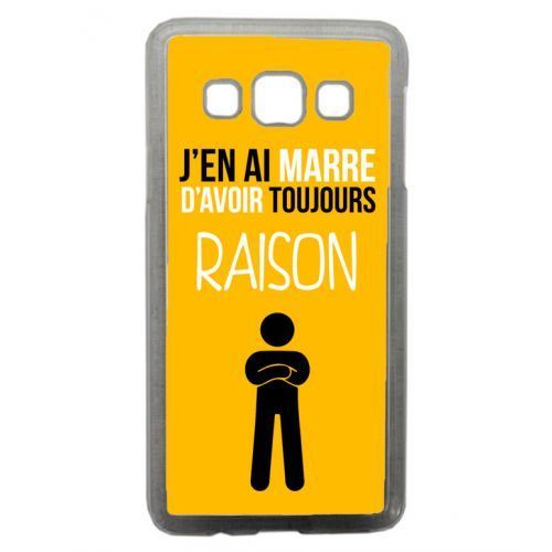 Coque transparente galaxy a7 j en ai marre d avoir toujours raison 6