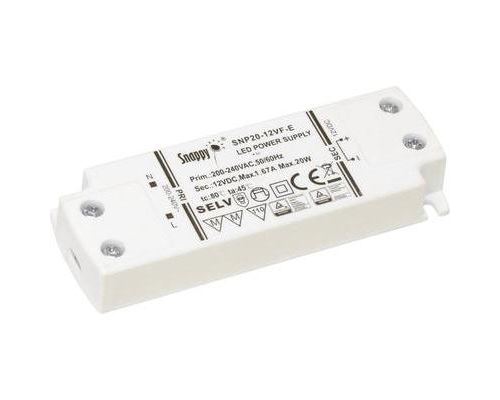 Transformateur pour led à tension constante dehner elektronik snp20-12vf-e 27685