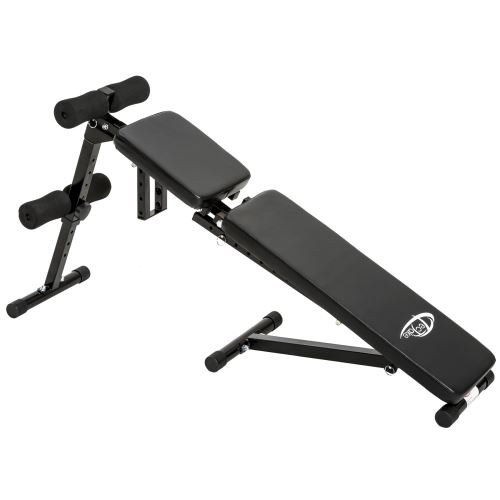 Tectake Banc De Musculation Abdominaux Dorsaux Pectoraux Pliable Universel 125 Cm X 30 Cm X 51 Cm Noir Musculation Achat Prix Fnac