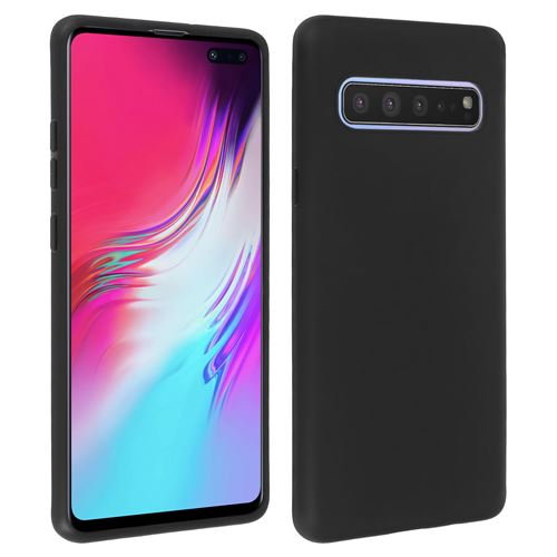 Coque pour Samsung Galaxy S10 5G Silicone Gel Flexible Ultra-fine et Légère Noir