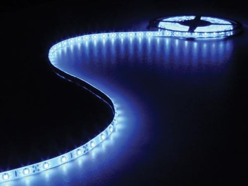Flexible à led - bleu - 300 leds - 5 m - 12 v velleman lb12m130bn