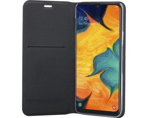 Bigben Connected folio - Flip cover voor mobiele telefoon - synthetisch - zwart - voor Samsung Galaxy A50