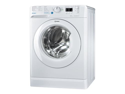 INDESIT  Innex BWA 101283X W FR - Machine &agrave; laver - largeur : 59.5 cm - profondeur : 60.5 cm - hauteur : 85 cm - chargement frontal - 71 litres - 10 kg - 1200 tours/min - blanc 