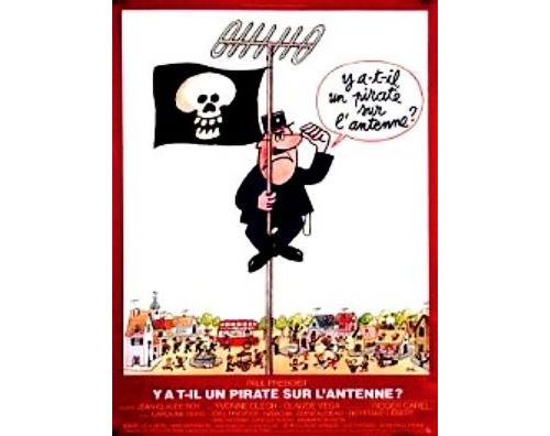 y-a-t-il un Pirate Sur L'Antene AFFICHE CINEMA ORIGINALE